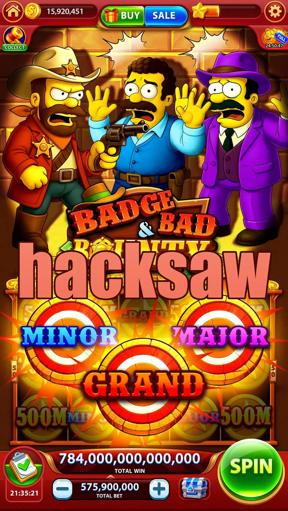 hacksaw Tangkapan Layar - APK Resmi